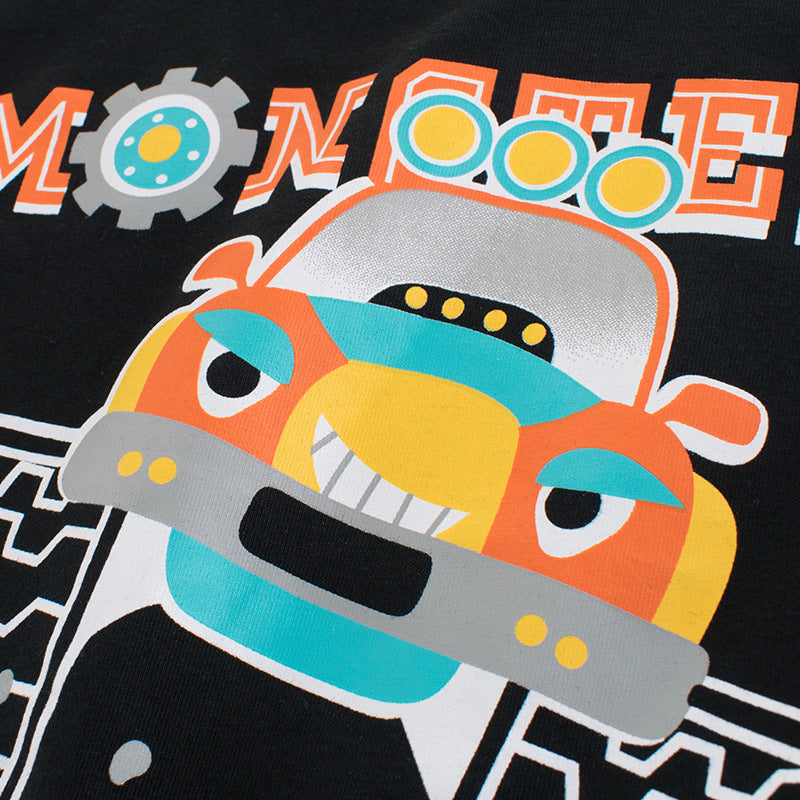 Boys Monster truck Short Sleeve Tee