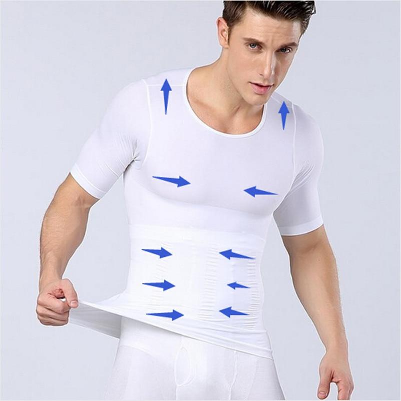 Men's Chest Compression/Slimming Tee