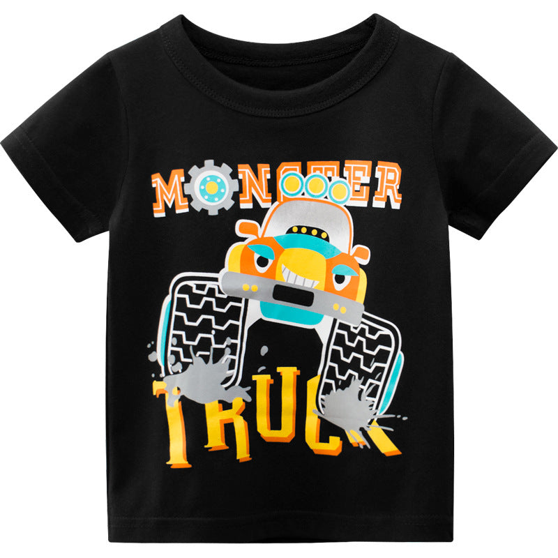 Boys Monster truck Short Sleeve Tee