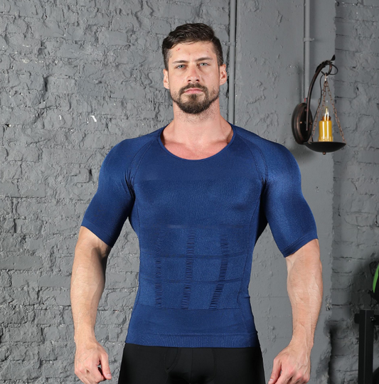 Men's Chest Compression/Slimming Tee