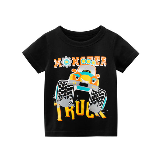 Boys Monster truck Short Sleeve Tee