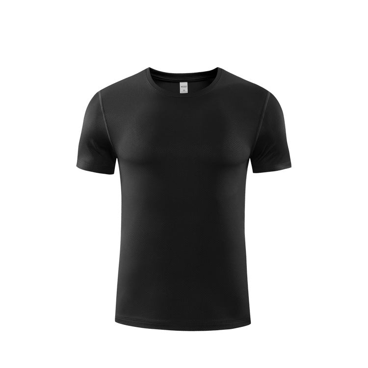 Quick Dry, Round Neck Short Sleeve Tee