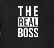 Matching THE REALBoss Tee His And Her's